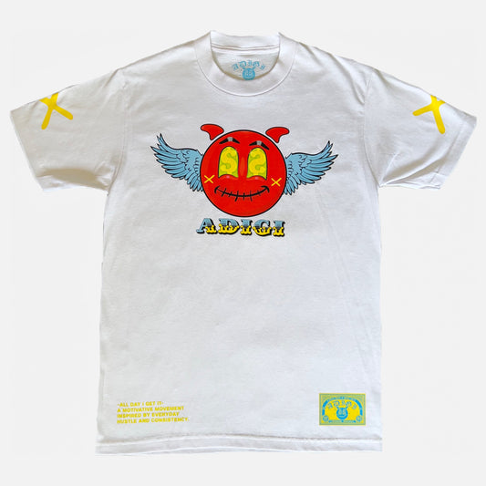 FLY WINGS GRIMMY - WHITE (T-SHIRT)