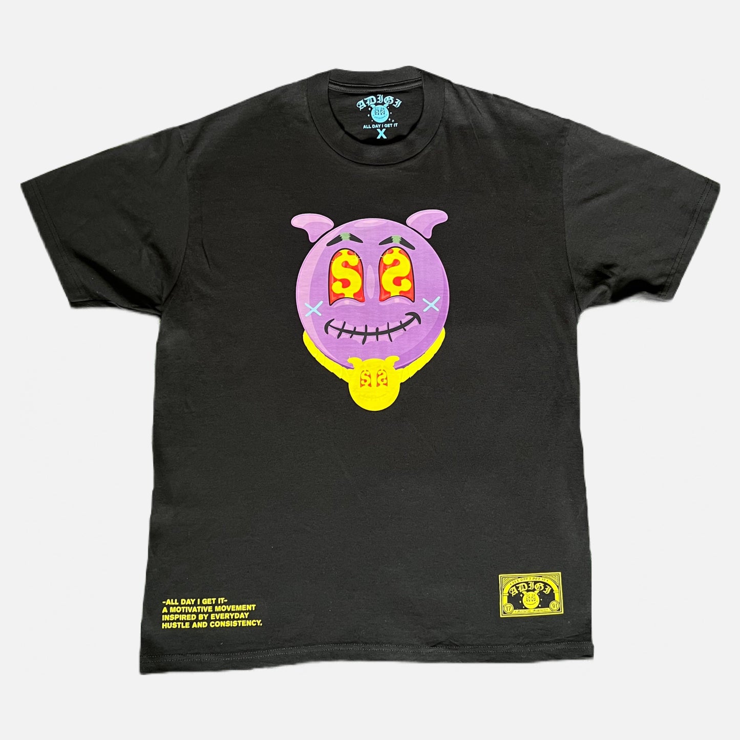 GRIMMY FLEX - BLACK (T-SHIRT)